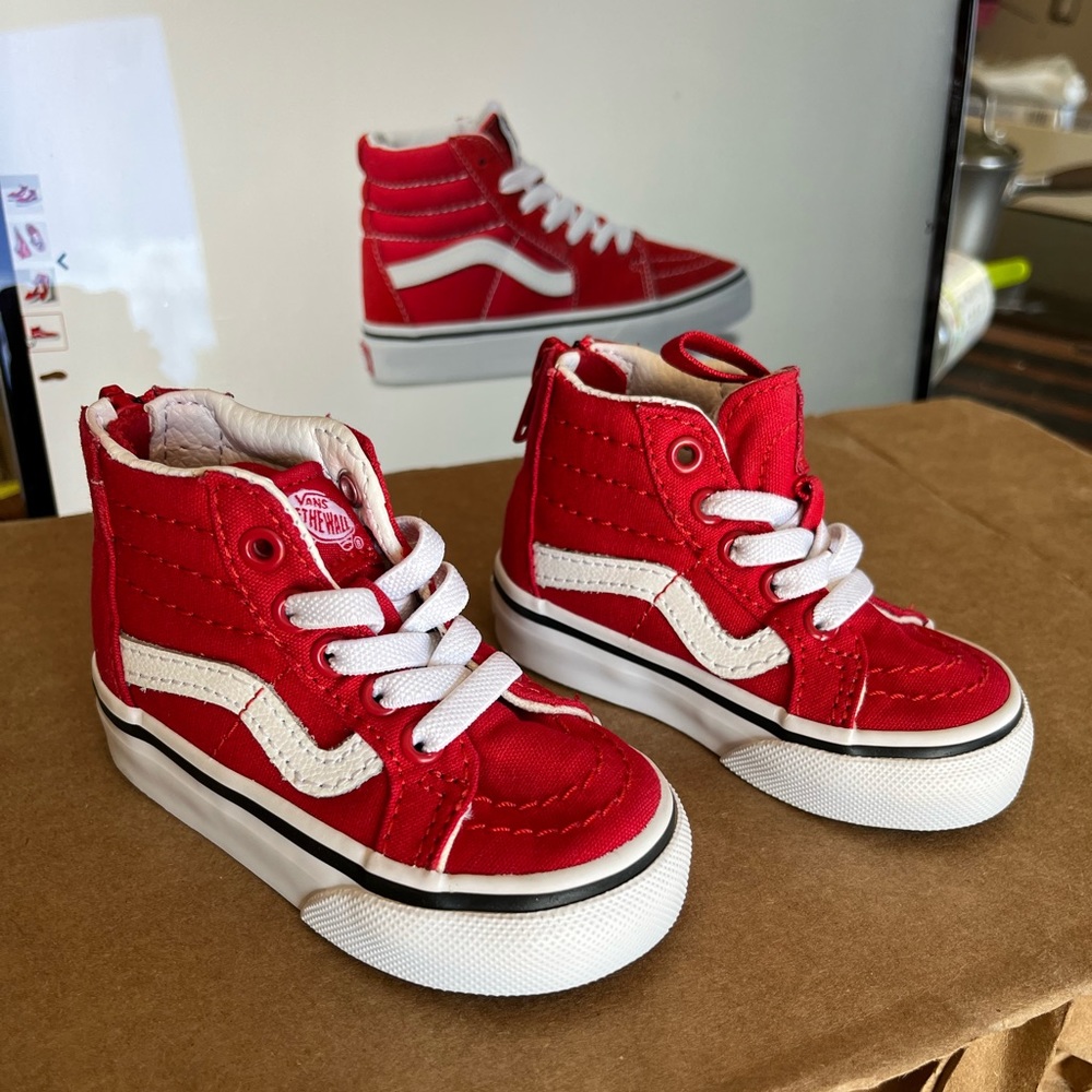 Toddler 3.0 red vans